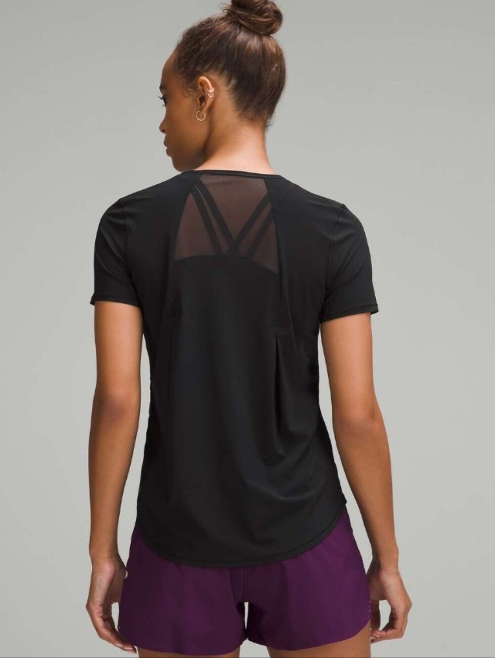 Lululemon Sculpt Short-Sleeve Shirt In Black *No Size Tag*